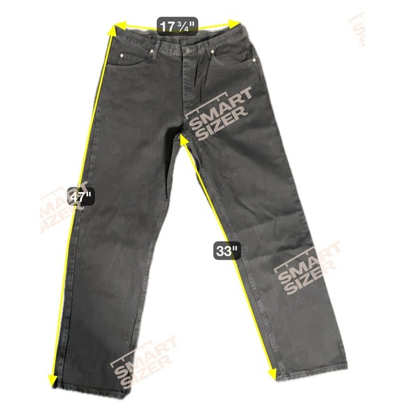 NWT Wrangler Five Star Premium Denim Relaxed Fit Black Jeans Men 38x34 97601CB - Picture 5 of 6